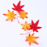 Декор "Осенняя веточка с листьями" набор 15 шт, размер 1 шт 13,5*13*0,2 см