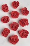 Головки цветов "Роза" мелкая 35 мм (100 шт) SF-2098, красный №6