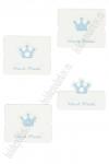 Карточки для украшений "Корона №1" (20 шт) SF-7700, голубой