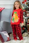 Детская пижама с брюками Juno AW21GJ544 Happy New Year Красный