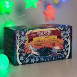 Гирлянда "Нить" 4 м с насадками "Новый год", IP20, прозрачная нить, 20 LED, свечение мульти, 8 режимов, 220 В