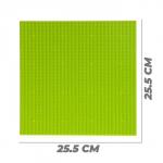 Пластина-основание для конструктора, 25,5 * 25,5 см, цвет салатовый