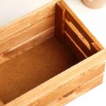 Кашпо - ящик деревянный 30х20х14,5 см кедр Дарим Красиво
