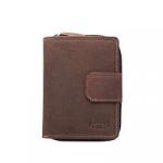 Бумажник Klondike Wendy, коричневый, 10x13,5  см.