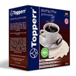 Фильтр TOPPERR №4 для кофеварок, бумажный, отбеленный, 300  штук, 3048