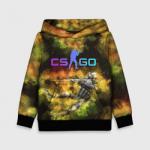 Детская толстовка 3D CS GO Gold dust