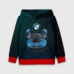 Детская толстовка 3D BMW i8 Turbo тюнинговая.