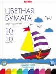 Бумага цв.двустор.10л 10цв А4