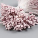 Тычинки для цветов "Серо-розовый" набор 360 шт длина 6 см