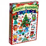 Адвент-календарь "Новогодние радости", 9 пазлов и 3 игрушки