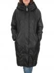 23-110 BLACK Пальто демисезонное женское (100 гр. синтепон)
