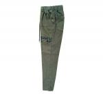 Брюки, джинсы для мальчиков, темный защитный хаки, 128 см, (YAVRUCAK Турция)