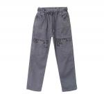 Брюки, джинсы для мальчиков, темно-серый, 128 см, (YAVRUCAK Турция)