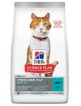 Сухой корм Hill's Science Plan для взрослых стерилизованных кошек, с тунцом, 3 кг
