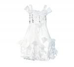Платье для девочек, белый, 110 см, ( Китай (Пекин))