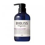 KOSE Шампунь для волос Bioliss Veganee разглаживающий, аромат розы и смородины, бутылка 480 мл