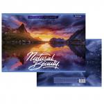 Альбом для рисования А4 40л., Alingar, на скрепке, мелованный картон (стандарт), 100 г/м2, "Natural beauty"