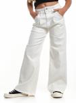 Белые джинсы для девочки (122-146 см) 33-1074-1(3) белый