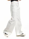 Белые джинсы для девочки (122-146 см) 33-1074-1(3) белый