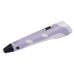 Ручка 3D Zoomi, ZM-053, пластик ABS/PLA - 3 цвета, фиолетовая, коврик, трафарет, подставка пластиковая под ручку, картонная упаковка