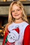Детская пижама с брюками Juno AW20GJ549 Happy New Year Красный