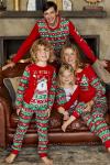 Детская пижама с брюками Juno AW20GJ549 Happy New Year Красный
