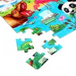 Обучающий пазл «Изучаем животных», с наклейками и карточками