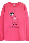 Пижама с брюками для девочки 91229 Розовый/черная клетка