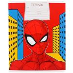 Marvel Comics | Тетрадь "Человек-Паук" (линейка, 12листов (желто-голубая серия)