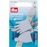 Для вязания "PRYM" 611856 колпачки-держатели для спиц пластик 2 шт для 3.0 и 3.5 мм