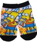 Симпсоны | Укороченные носки "Психоделический Барт"
