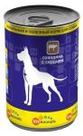 #(5+1)VitAnimals консервы д/собак Говядина с сердцем 410 гр *12