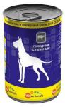 #(5+1)VitAnimals консервы д/собак Говядина с печенью 410 гр *12