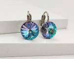 Серьги кристаллами Swarovski