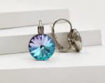 Серьги кристаллами Swarovski