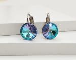 Серьги кристаллами Swarovski