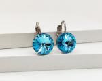 Серьги кристаллами Swarovski