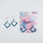 Серьги "Все исполнит Новый год" 3 х 1,5 см