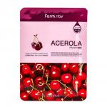 FarmStay Visible Difference Mask Sheet Acerola Маска-салфетка ВИШНЯ, 23мл