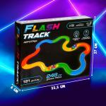 Автотрек Flash Track, гибкий, светится в темноте, 248 см, 181 деталь