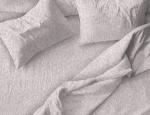 Комплект постельного белья Евростандарт, поплин (Натурель, белый)