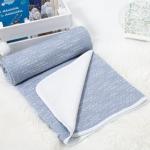 Детские одеяла-покрывала (трикотаж) Бусы синие
