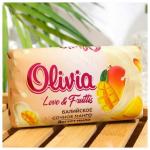 OLIVIA LOVE Мыло туалетное твердое с ароматом "Балийское сочное манго", 140г