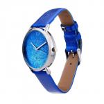 Часы наручные кварцевые женские "Kxuan", d-3.5 см, синие