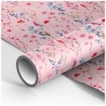 Упаковочная бумага глянцевая 70 * 100 см, MESHU Pastel pink, 90 * 100_41095