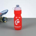 Бутылка для воды COMIRON "Advance" с пылевой крышкой и одноцветным принтом. Красная. 710 мл. Одна штука / FWCPE-28D1Сr / 100