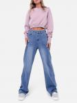 Женские прямые джинсы с высокой посадкой