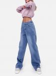 Женские прямые джинсы с высокой посадкой