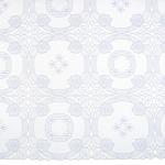 "LACE" Скатерть ажурная ПВХ "Валенсия" 110х137 см, длина стола до 90 см, на 4 персоны, белый фон, матовая, на пленке, т.м. Домашняя мода (Китай)