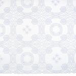 "LACE" Скатерть ажурная ПВХ "Валенсия" 137х137 см, длина стола до 90 см, на 4 персоны, белый фон, матовая, на пленке, т.м. Домашняя мода (Китай)